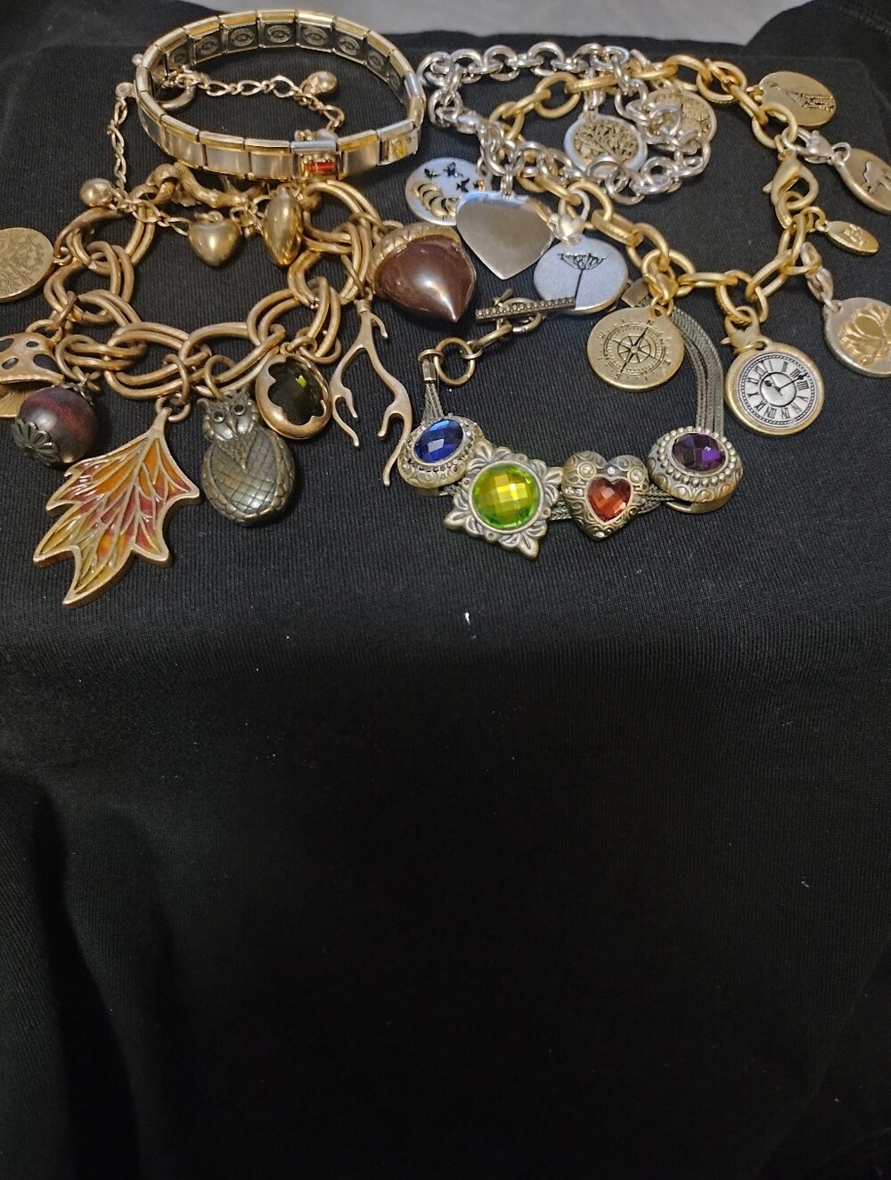 Set Of 6 Charm Bracelets